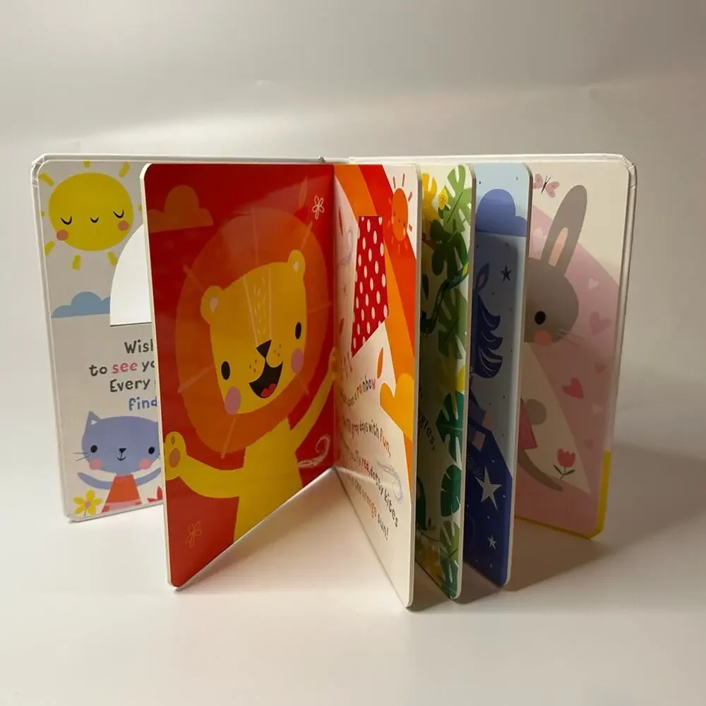 Board Book - Wish Upon a Rainbow - textured pages, colors